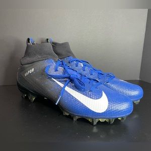 Nike Vapor Untouchable Pro 3 Football Cleats Blue Black AO3021-001 Men Size 12.5